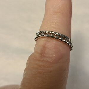 Rings silver color 2 pack